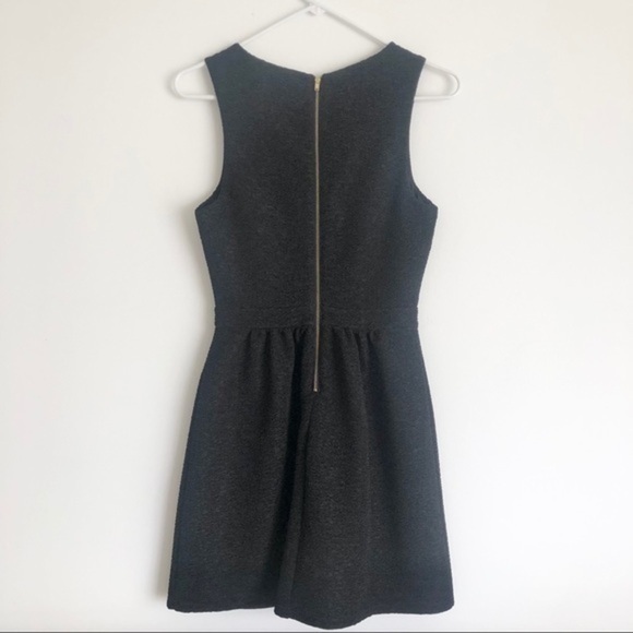 Short Black A-Line Dress with Back Zipper Size S - Picture 3 of 11